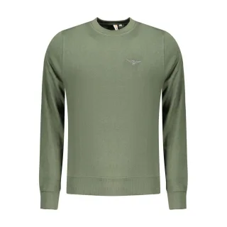 Accademia Militare Verde Baumwollpullover für Herren