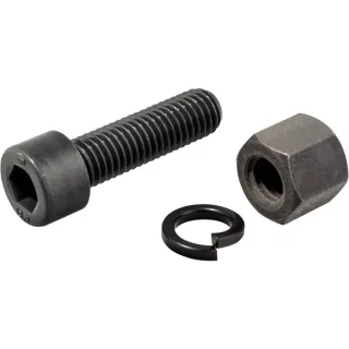 HALDER Schraube, Mutter, Federring - Set für Simplex - Schonhammer, verstärktes Tempergussgehäuse - 3711.089
