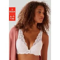 petite fleur by Lascana Push-up-BH (Packung, 2 Stück) in High Apex Schnittform, Dessous