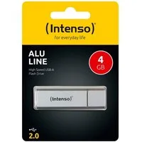 Intenso Intenso USB Stick 4GB Speicherstick Alu Line silber USB-Stick