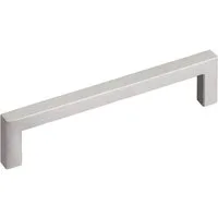 SO-TECH® Möbelgriff Stangengriff E8, aus echt Edelstahl, Profil eckig 10x10 mm (1-St), gebürstet, Bohrlochabstand 128 mm, mit Schrauben
