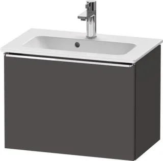 Duravit D-Neo Waschtischunterbau wandhängend Graphit Matt 610x372x440 mm - DE4268010490000 DE4268010490000