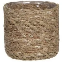 Mica Decorations Blumentopf Mica Dekorationskorb Atlantic hellbraun, 12 x 12