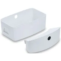 Hauck Aufbewahrungsbox Alpha Box Set, white (Set, 2 St), für Hochstühle