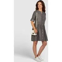 NAVIGAZIONE Jeanskleid aus softem Lyocell-Stoff