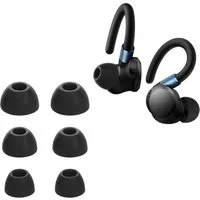 kwmobile Kopfhörer-Schutzhülle 6x Polster für Anker Soundcore Sport X20, 3 Größen - Silikon Ohrstöpsel In-Ear Kopfhörer
