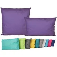 JACK Dekokissen 2er Set Outdoor Lounge Deko Kissen Set 45x45cm + 30x50cm Inkl. Füllung, mit Lotus-Effekt, Robust, Strapazierfähig, für Innen & Außen geeignet