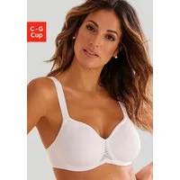 LASCANA Minimizer-BH mit Bügel aus schimmernder Jaquardspitze – ideal für große Größen