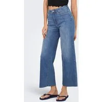 ONLY High-waist-Jeans ONLANN-MADISON HW CROP WD DNM SOO618NOOS