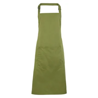 Premier Ladies/Womens Colours Bip Schürze mit Tasche (Oasis Grün)