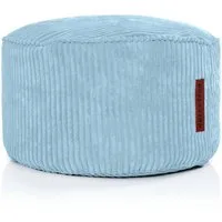 Green Bean Pouf Sitzsack-Hocker Pouf Cord 45x25cm (Indoor Sitzhocker Sitzkissen Fußhocker Relax-Sessel, Made in Germany), die ideale Ergänzung zum Sitzsack
