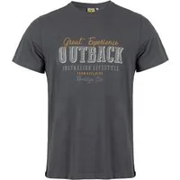 ROADSIGN australia T-Shirt Outback Mark (1, 1-tlg., 1) mit Outback Print, sportlicher Look, ideal für Freizeit & Urlaub