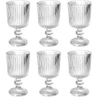 Sandra Rich Teelichthalter Teelichthalter "Kelch" 6er Set. Ø5,5 x 10cm. Windlicht Teelichtglas