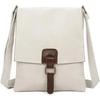 ITALYSHOP24 Schultertasche Damen Tasche Messenger Cross Over Body Bag Umhängetasche Modern Style, Highlight City Shopping Begleiter, für Tablet, Geldbörse Handy & mehr