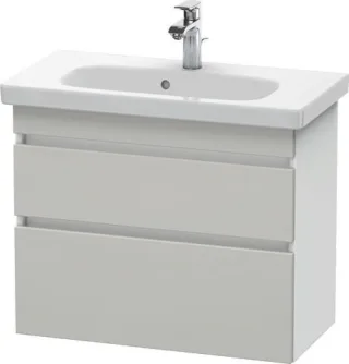 Duravit DuraStyle Waschtischunterbau wandhängend Betongrau & Weiß Matt 730x368x610 mm - DS649900718 DS649900718