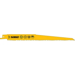 DEWALT Bi-Metall Säbelsägeblatt für Holz 5 Stück - DT2349-QZ