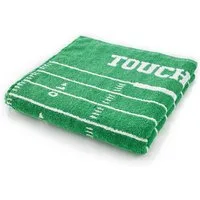 40YARDS Badetuch American Football Spielfeld Handtuch, Badetuch, Strandtuch, (1-St), 100% Baumwolle, Größe: 140 x 70 cm