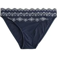 Next Bikini-Hose Bikinihose mit Stickerei (1-St)