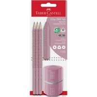 Faber-Castell Füller FABER-CASTELL Schreib Set Grip 2001 Set B shadow rosé 5 Teile Blister