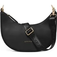 Expatrié Umhängetasche Lea Small Half Moon Bag Schultertasche, Elegante Crossbody Bag in Halbmond Form, Wasserabweisend