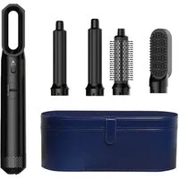 Athlix Lockenstab 5-in-1 Lockenstab Haarstyler Haartrockner Glätteisen Lockenwickler, 1.000 W, 5 Aufsätze, bis 140 Grad