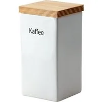 Continenta Vorratsdose, Holz teilmassiv, Keramik, (1-tlg), Handarbeit