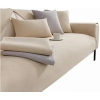 Agger Sofaschoner Sofa Überzug Weiche Chenille Sofabezug Hund Katze Sofaschoner, Anti Rutsch Vintage Couch Überzug für 1 2 3 4 Sitzer Sofa