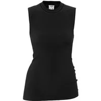 HERMKO Achseltop 40100 Merinowolle/Tencel Blazershirt ohne Arm hergestellt in EU