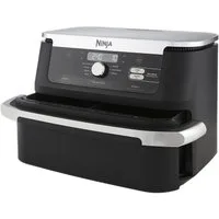 NINJA Airfry-Backblech Ninja AF500EU Heißluftfritteuse Air Fryer FlexDrawer 10,4 l Dual Zone, (1-St)