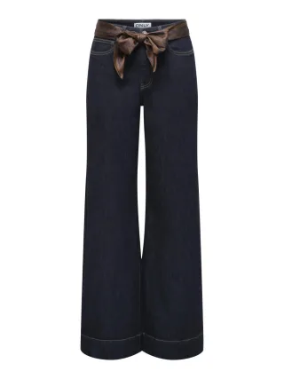 ONLY - Marlene Jeans mit Gürtel blau - Gr. - 30