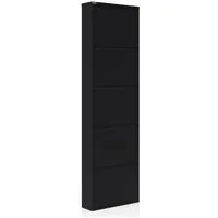 Kaufexpress GmbH Schuhschrank Schuhregal Metall 2–5 Klappen – schmal, montiert, modern Modern, robust & platzsparend – ideal für Flur, Diele oder Garderobe