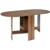 COSTWAY Esstisch Klapptisch, ausziehbar Breite 45-163 x 80 x 75cm, Holz