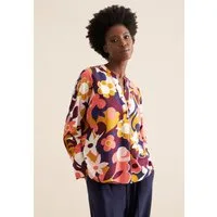 seidensticker Klassische Bluse Schwarze Rose Tunika Floral