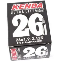 KHEbikes Fahrradschlauch KENDA Ultralite Schlauch 26 x 1,9–2,125 Zoll FV – leicht, 26", (1-St)