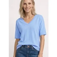 STREET ONE T-Shirt mit V-Ausschnitt