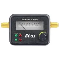 ARLI ARLI Satfinder mit vergoldeten Anschlüssen Sat-Spiegel (vergoldet F Buchse Sat Finder Universal Camping Feststehende Antenne)