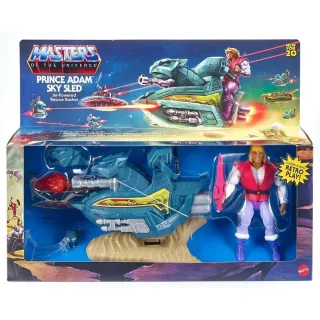 Masters of the Universe Origins Skysled Prinz Adam Schlitten für MotU Spiel- und Sammelspaß Geschenk für Kinder ab 6 Jahren