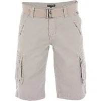 riverso Cargoshorts Herren Shorts RIVAnton Regular Fit Bermudashorts mit Gürtel