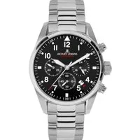Jacques Lemans Chronograph Barcelona 42-2C, Quarzuhr, Armbanduhr, Herrenuhr, Edelstahlarmband,bis 10 bar wasserd.