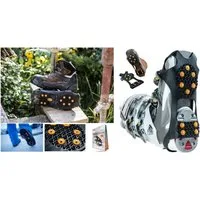 Alpenheat Spikes GRIPS Anti-Rutsch-Überzüge 36-48 Schuhspikes Eiskrallen Schuhkrallen (Spar-Set)