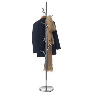 Idimex Kleiderständer, Chrom, Metall, Mode, 30x177x30 cm, Garderobe, Garderobenständer