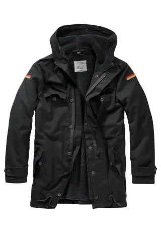 Brandit Allwetterjacke "Brandit Herren BW Flag Parka" 1 Stk. tlg. mit Kapuze