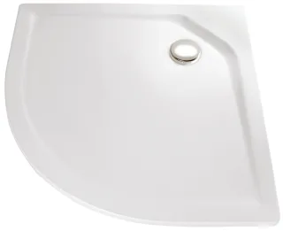 HSK Acryl Viertelkreis-Duschwanne super-flach 80 x 80 x 3,5 cm, ohne Schürze 505080-bahama-beige