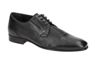 Bello BL612 nero Herren Halbschuhe in elegantem Schwarz