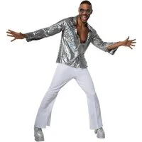 dressforfun Hippie-Kostüm Herrenkostüm Disco Boy, Zweiteiliges Kostüm im Disco-Outfit