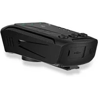 Nedis CCAM100BK Dashcam (1080p Kamera, 600 lm LED, Hupe, USB-C, wasserdicht, einfache Montage)