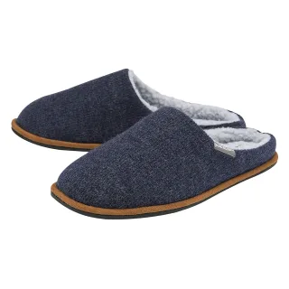 Herren Plüschgefütterte Hausschuhe mit Memory Foam