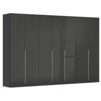 OTTO home Drehtürenschrank Kleiderschrank Schrank Garderobe AGORDO Schlafzimmer (in zwei Griff-Farben, Breiten 91-405 cm, Dekor- oder Hochglanzfront) durchdachte Innenausstattung, in 8 Breiten und 2 Höhen MADE IN GERMANY