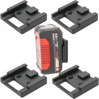 TSB Werk Werkzeughalter Akku Halter für Einhell Power-X-Charge Akkus, 4-tlg., Wandhalterung, Halterung, 18V