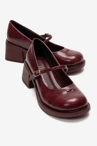 Luanda Blockabsatz Mary-Jane-Schuhe
